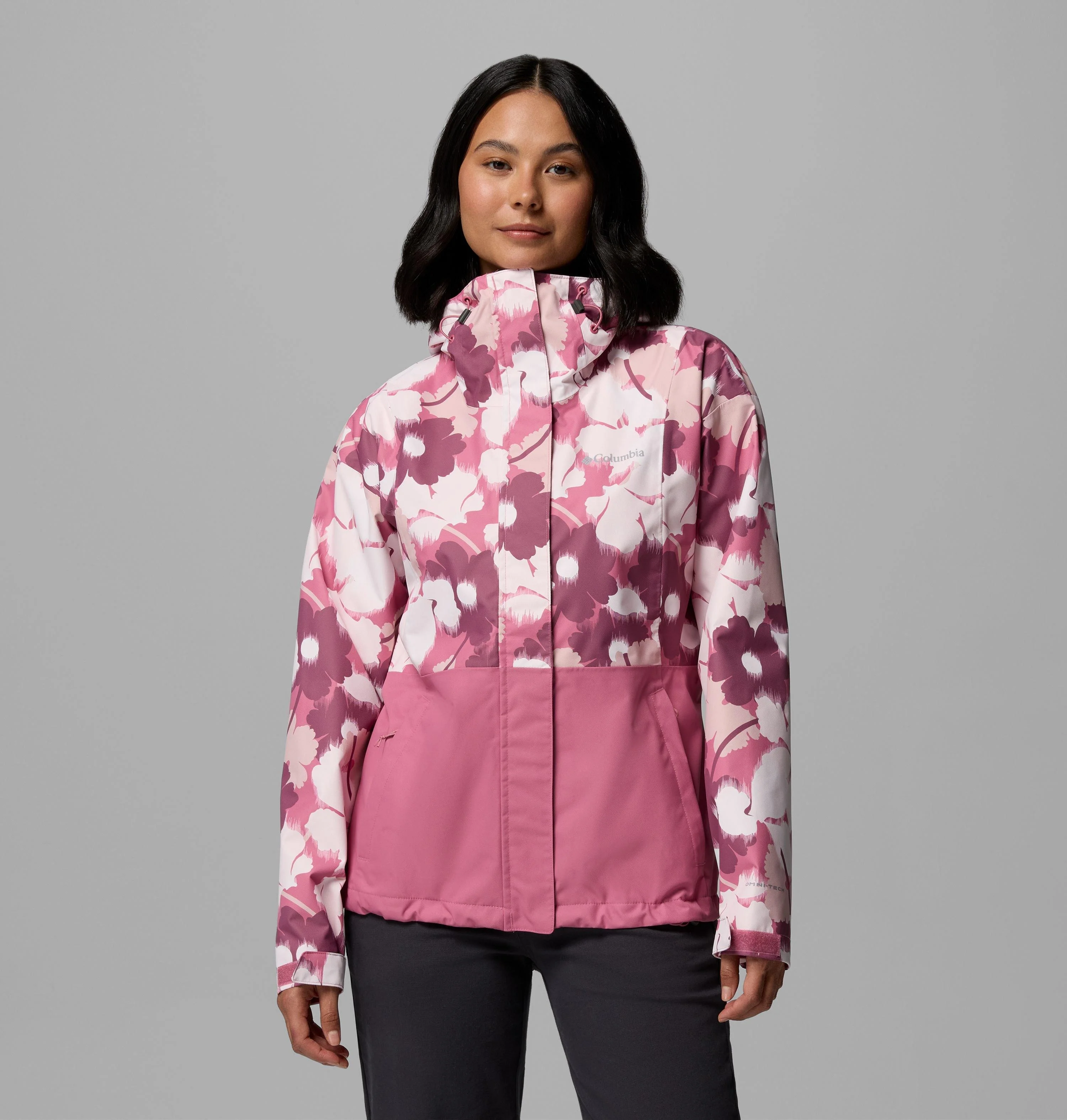 Women's Hikebound Printed Rain Jacket - 1