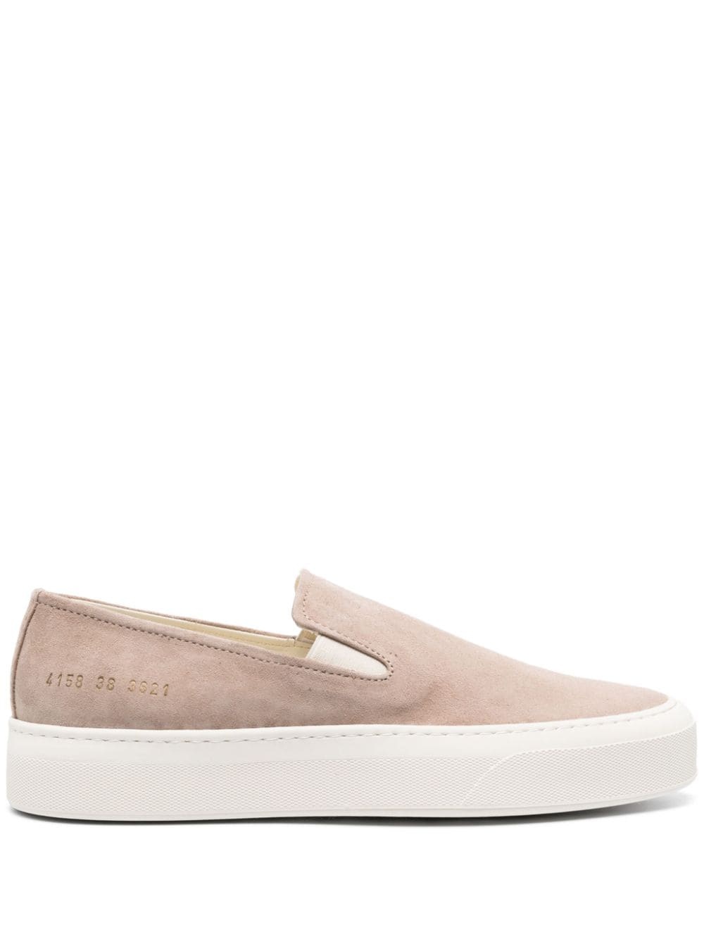 leather slip-on sneakers - 1
