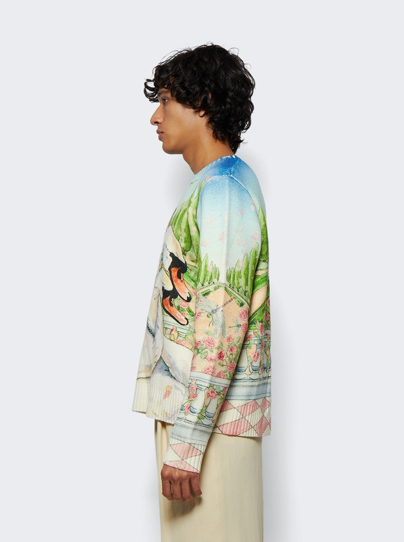L'Amour En Fleur Merino 모직 점퍼 4