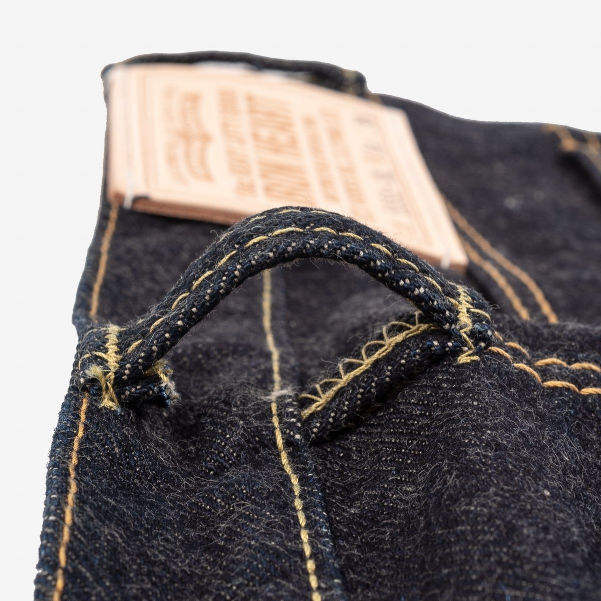 IH-555S-19L 19oz Left Hand Twill Selvedge Denim Super Slim Cut Jeans - Indigo - 15