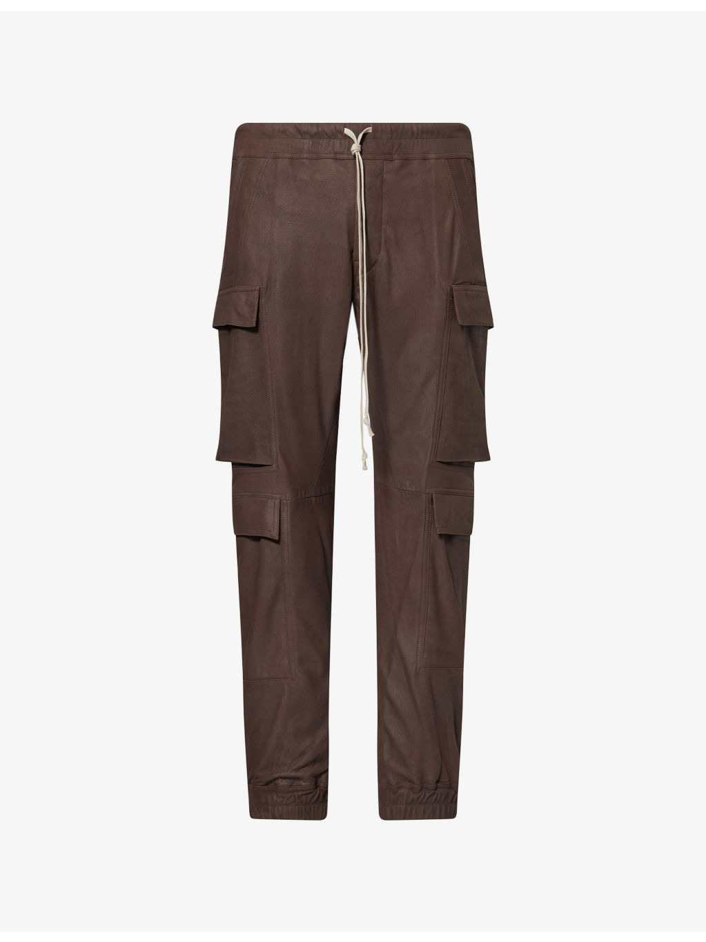 Mastodon Megacargo Tapered-Leg Leather Trousers - 1