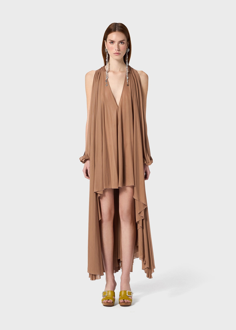 ASYMMETRIC DRESS IN GEORGETTE 3