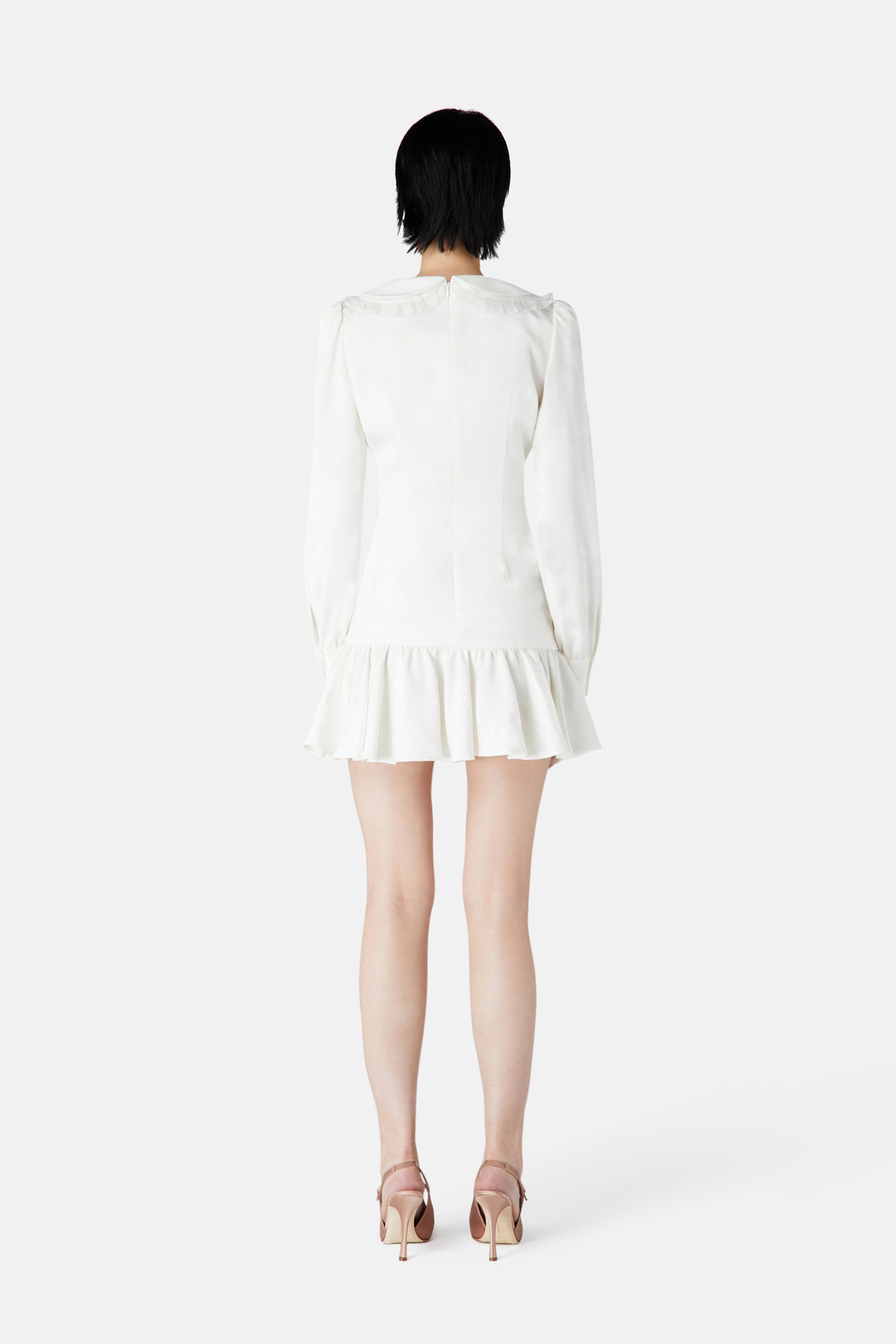 JACQUARD MINI DRESS - 4