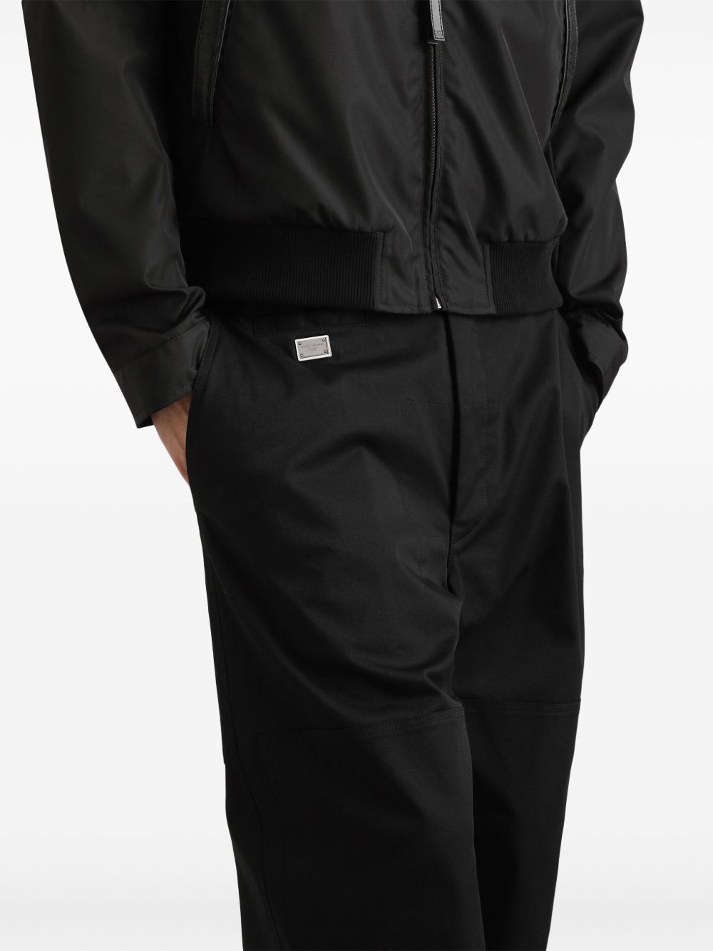 logo-plaque trousers - 4