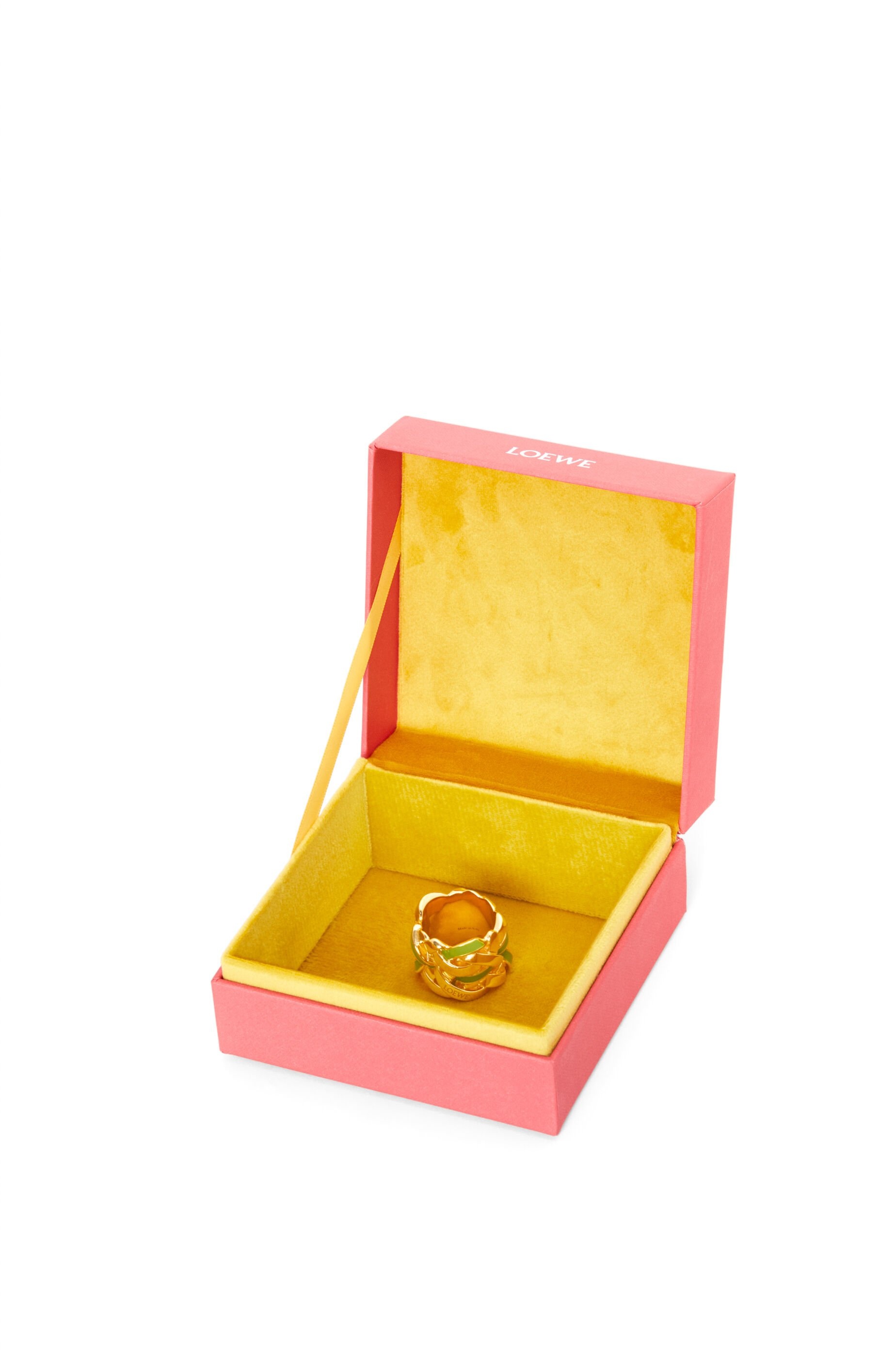 Nest ring in sterling silver and enamel - 5