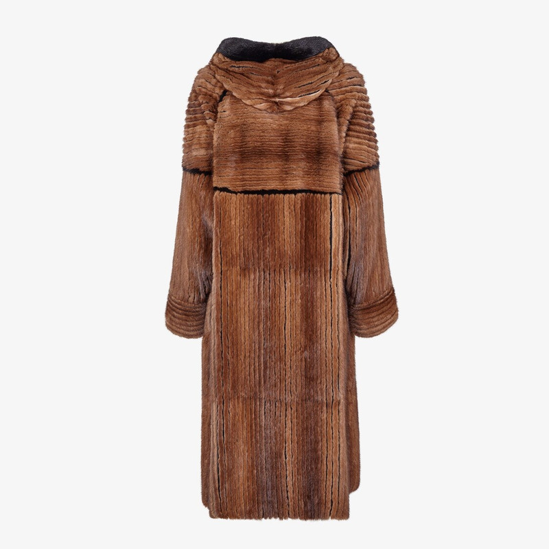 FENDI Brown mink coat outlook