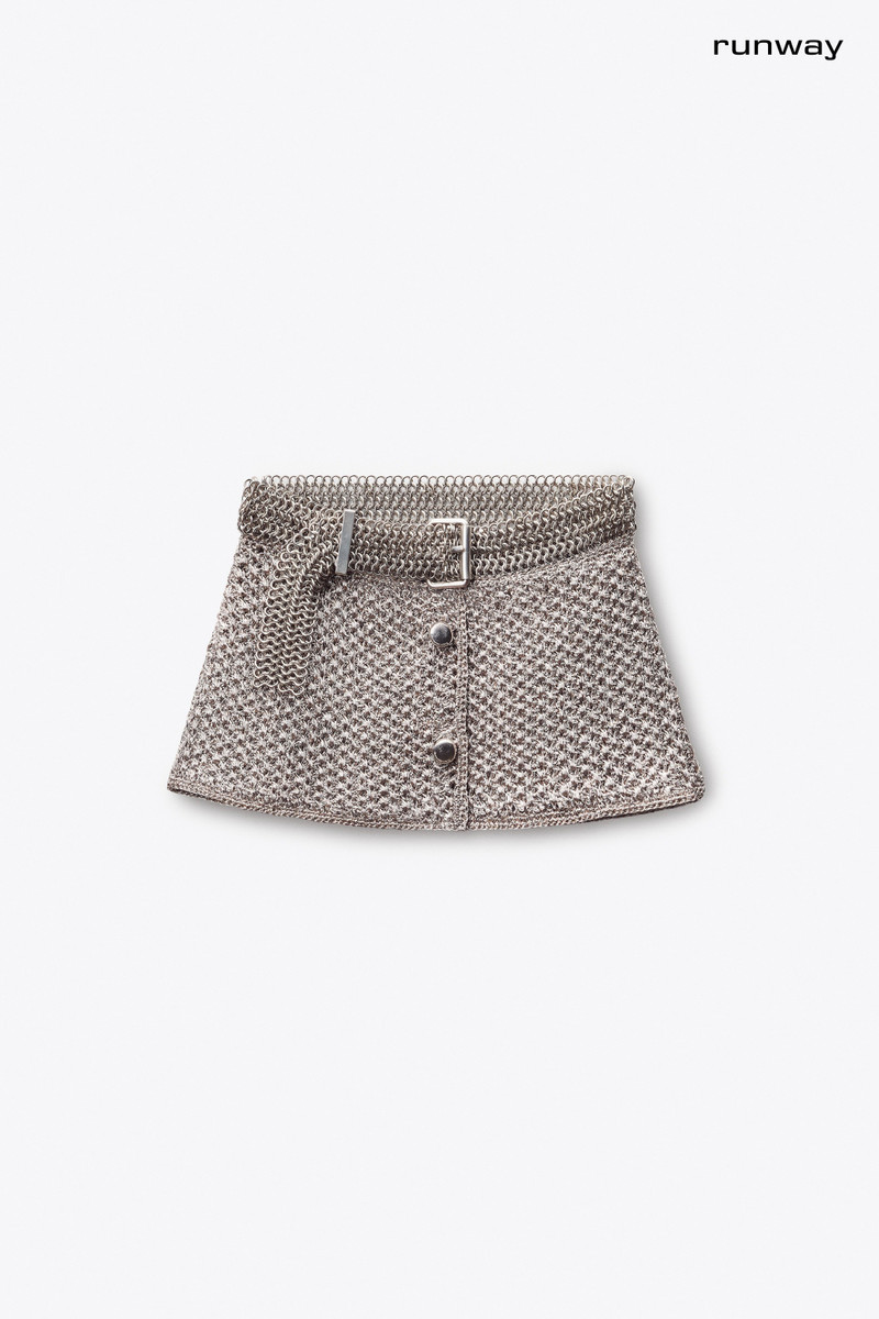 Crochet Tweed Mini Skirt 1