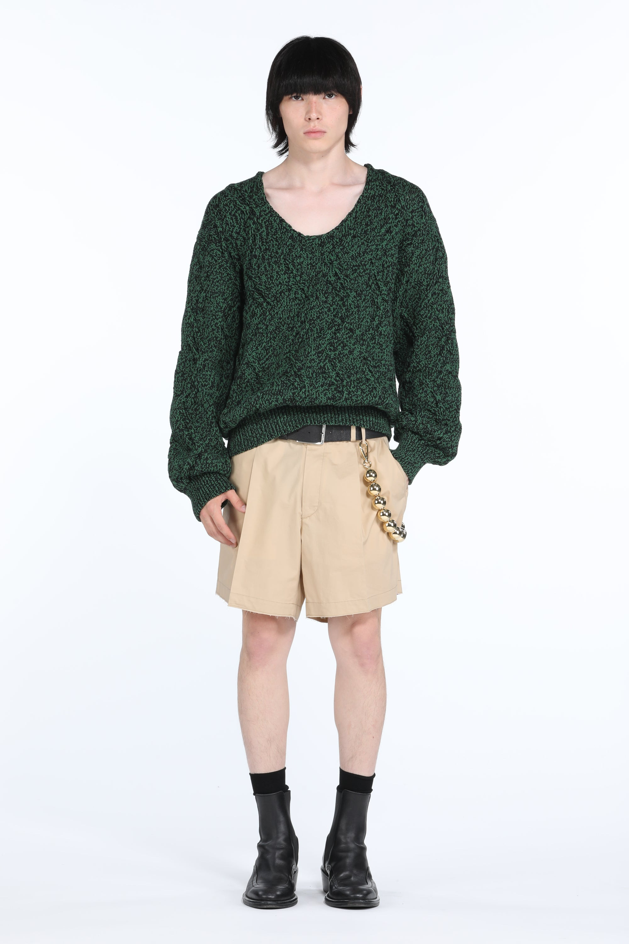 TAILORED COTTON SHORTS - 4