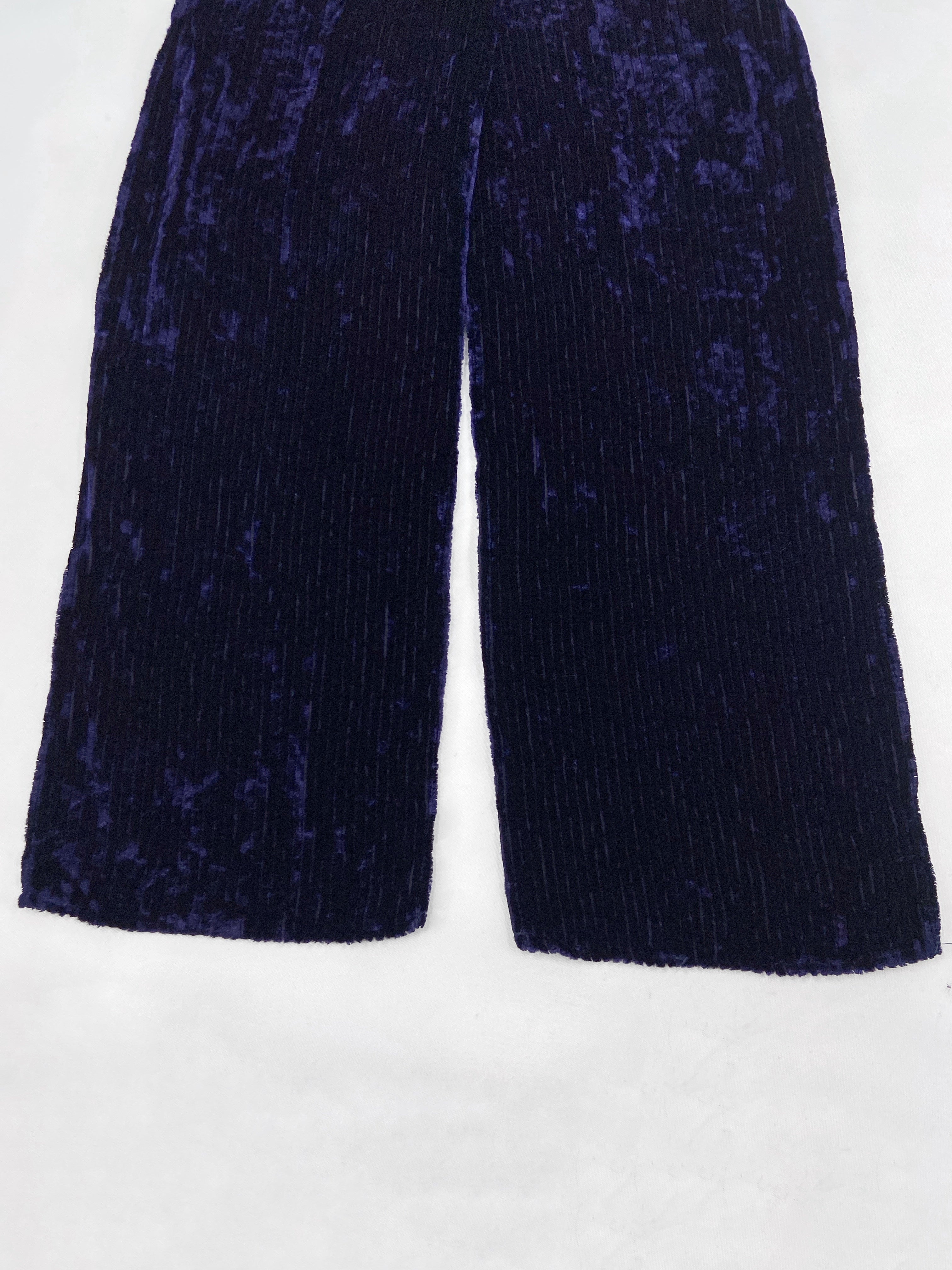 Gucci Fall 1996 Tom Ford Blue Velvet Striped Silk Scarf Neckpiece - 9
