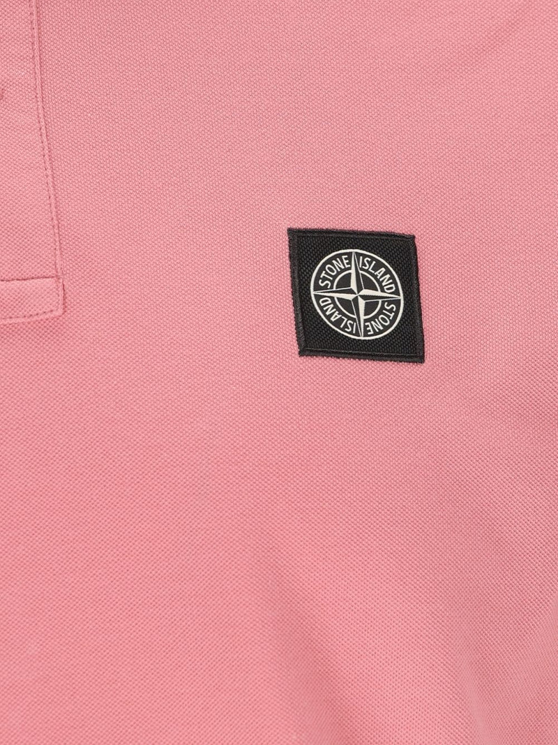 logo-patch polo shirt 3