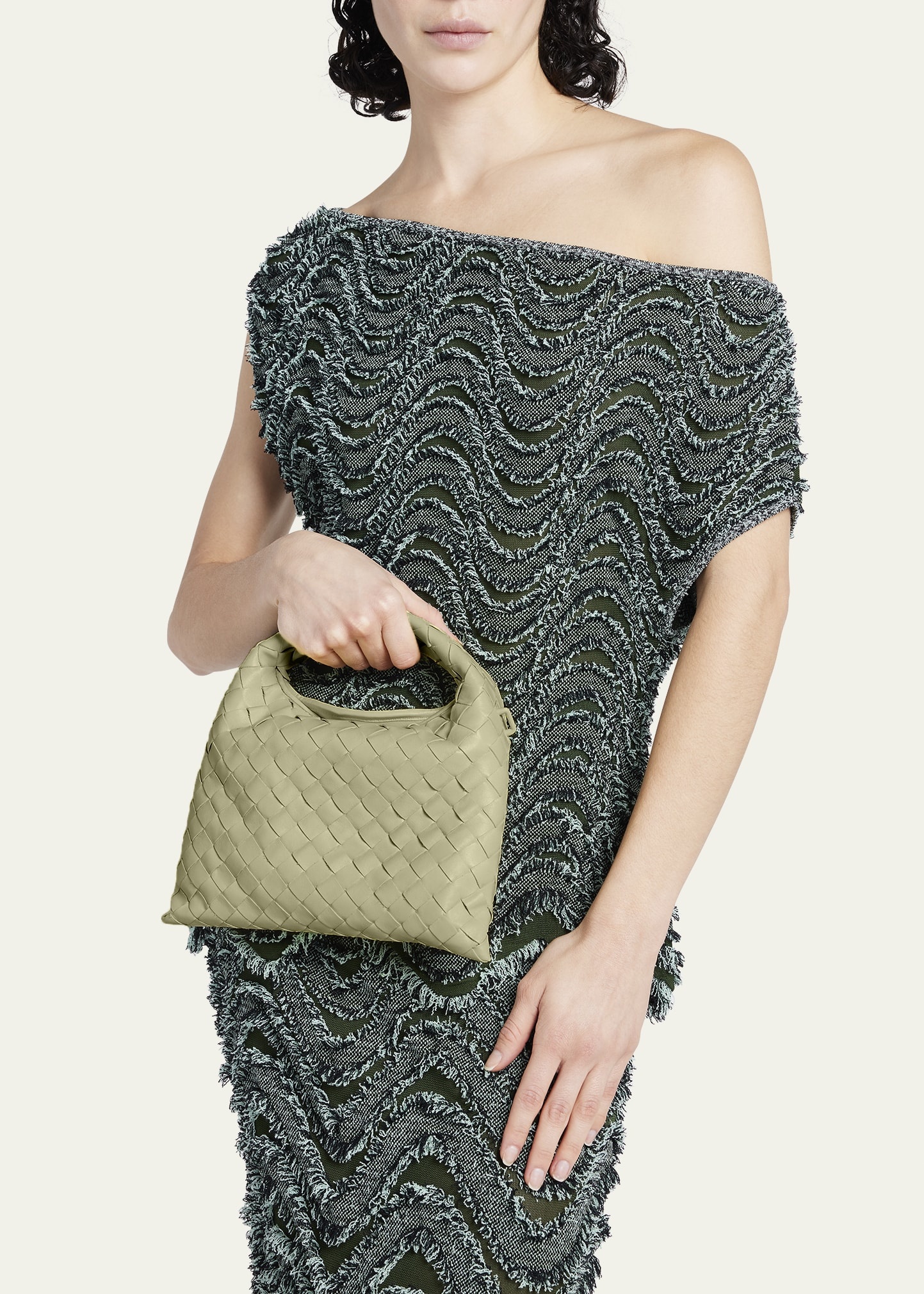 Hop Mini intrecciato Hobo Bag - 2