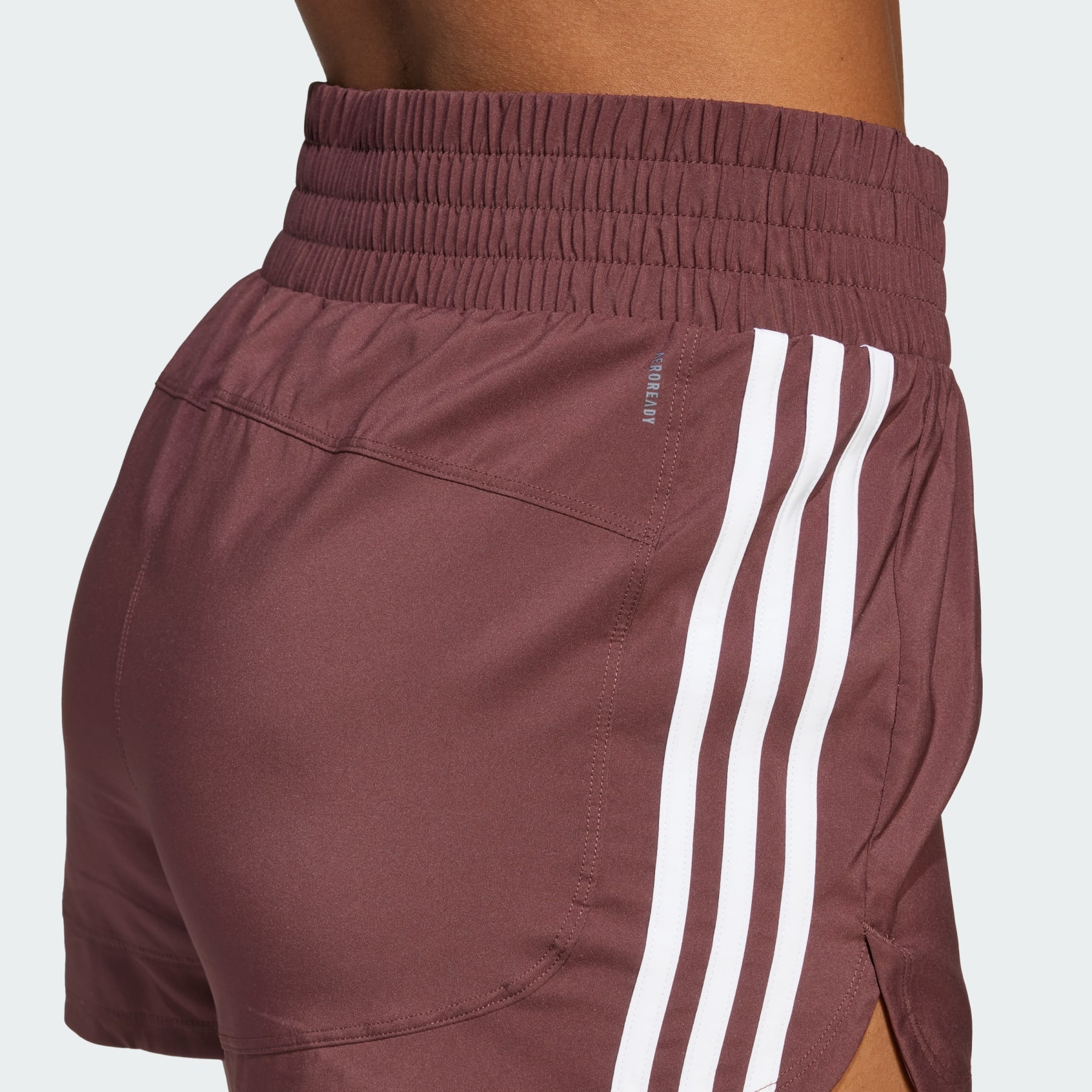 Pacer Training 3-Stripes Woven High-Rise Shorts - 6