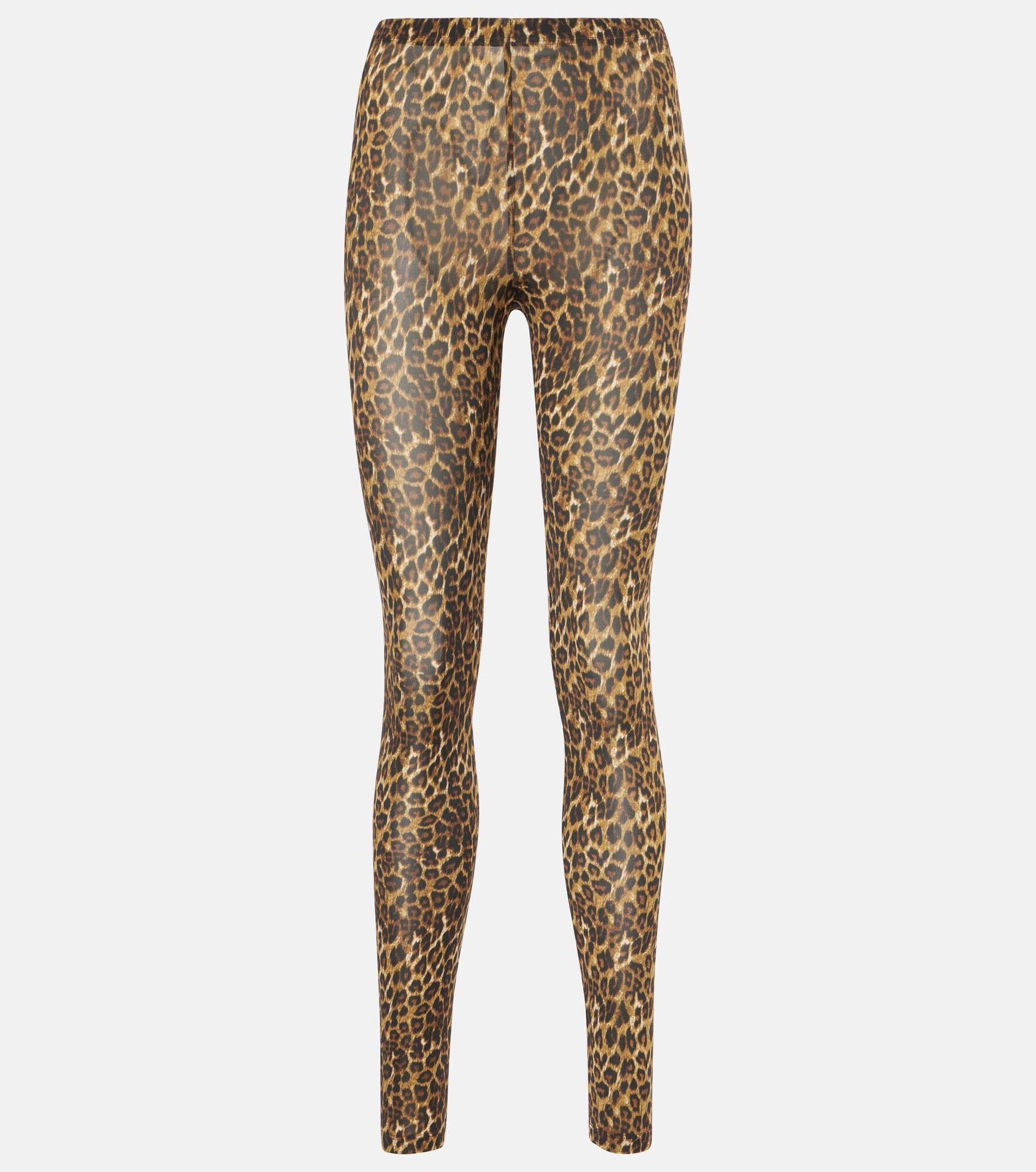 Joshua leopard-print jersey leggings - 1