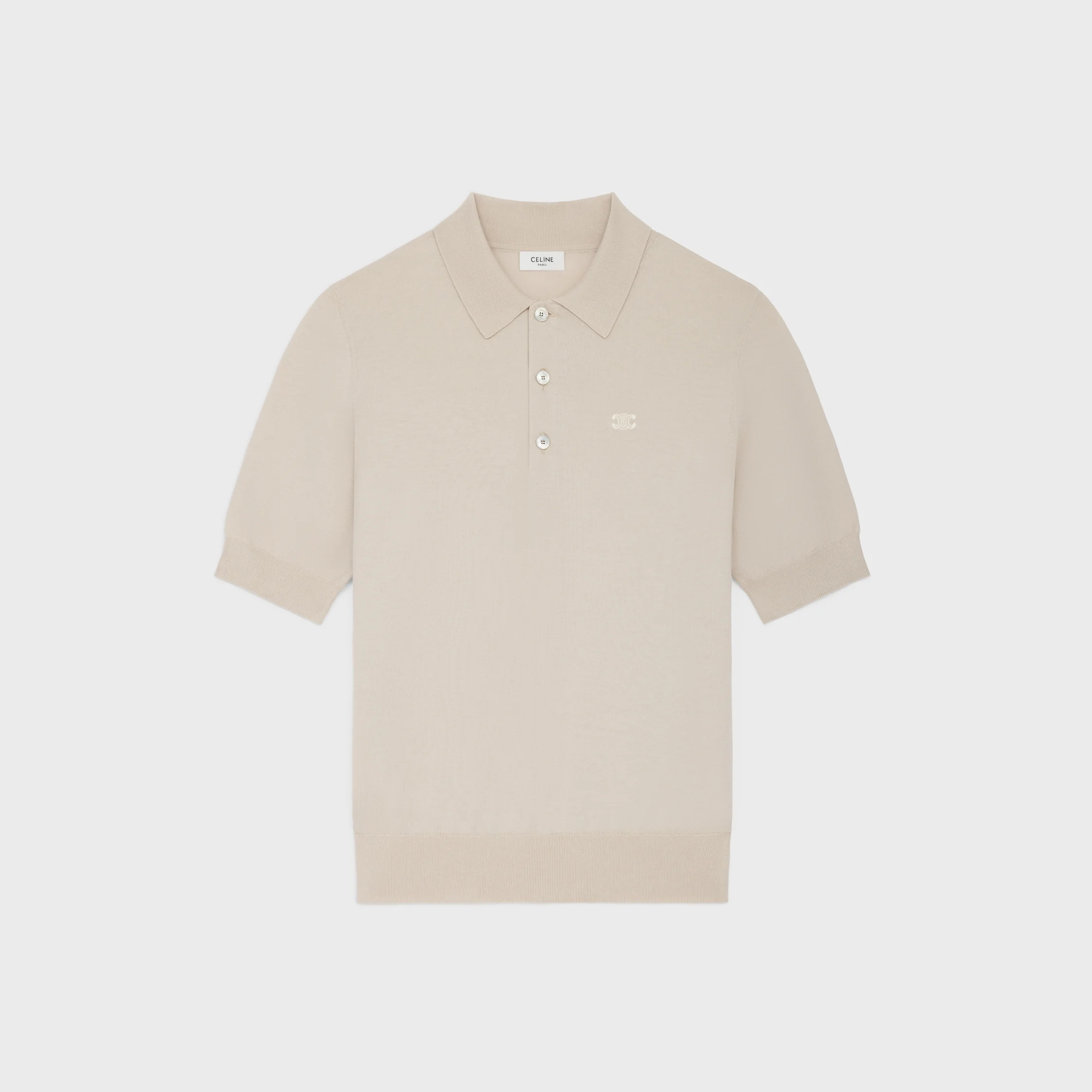 triomphe polo in fine cotton - 1