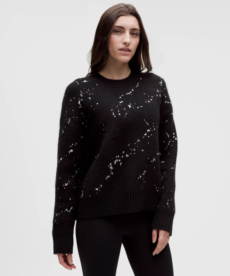 Team Canada Women's Alpaca-Blend Jacquard Sweater *COC Logo 1