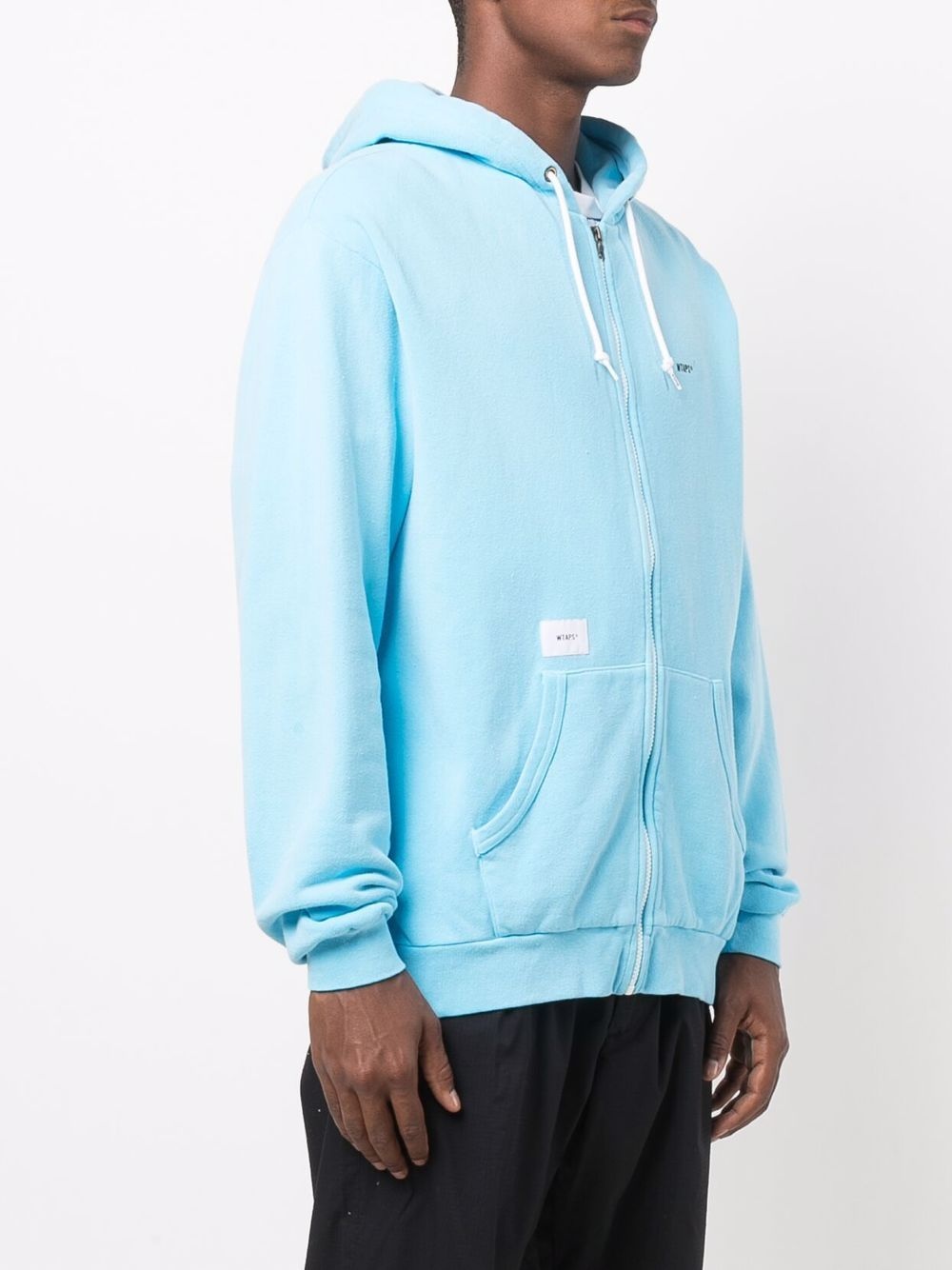 logo-embroidered hoodie - 3