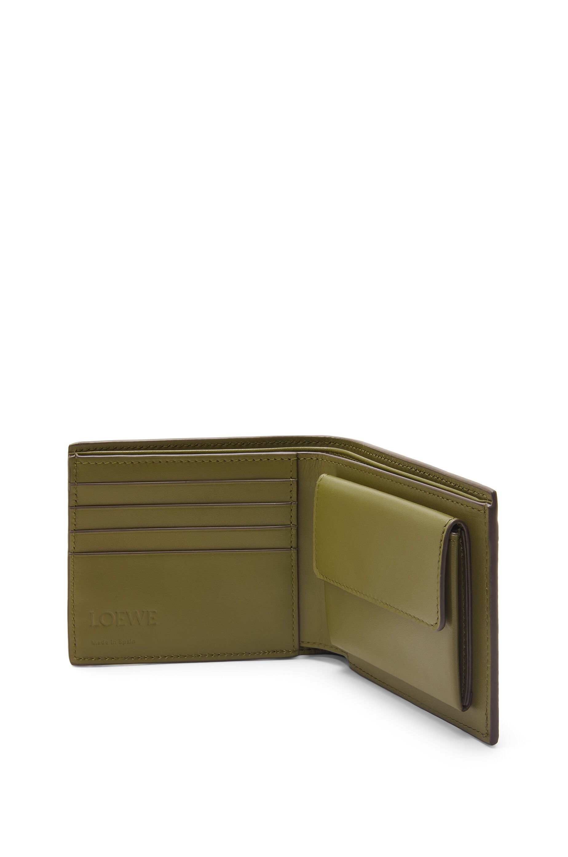 Bifold coin wallet in soft grained calfskin - 3