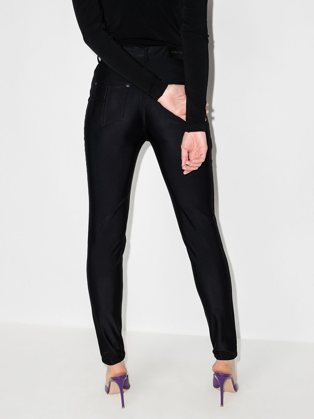 Glossy skinny jeans - 3