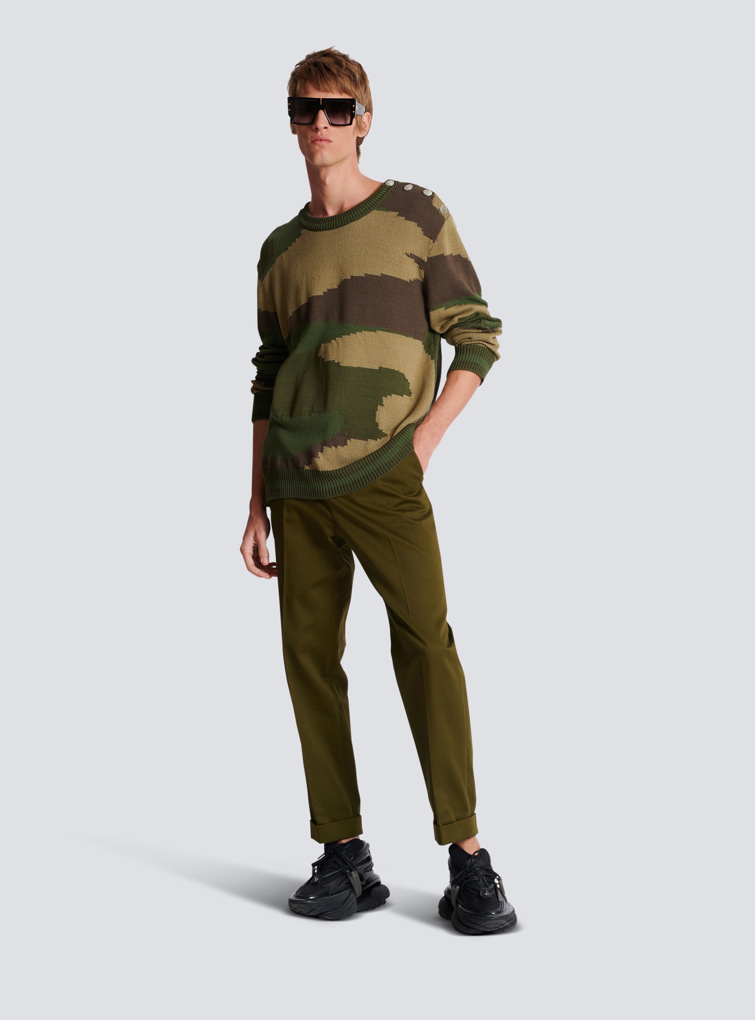 Wool camouflage jumper - 2