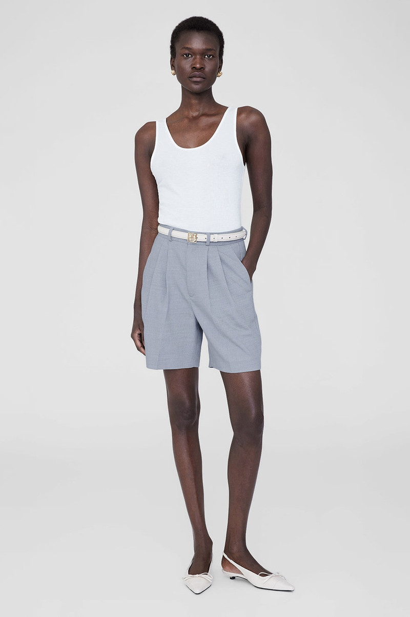 ANINE BING Carrie Short - Steel Blue outlook