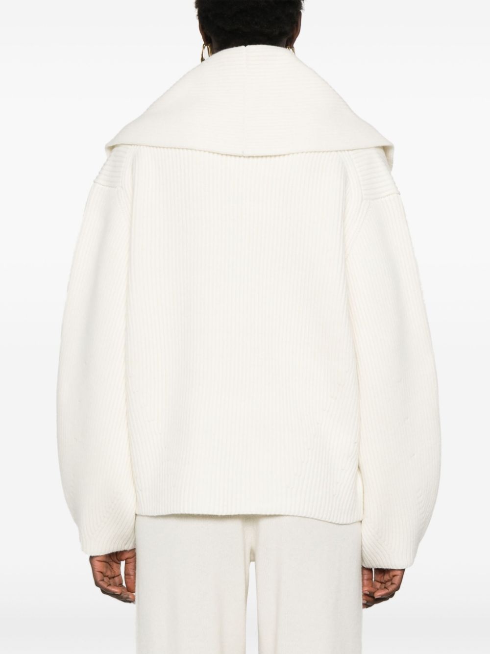 shawl-lapels cardigan - 4