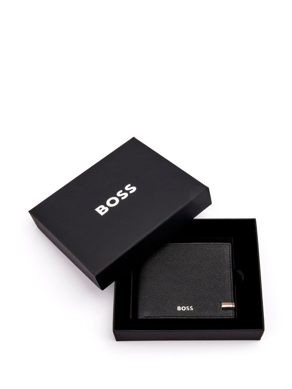 logo-print leather wallet - 6