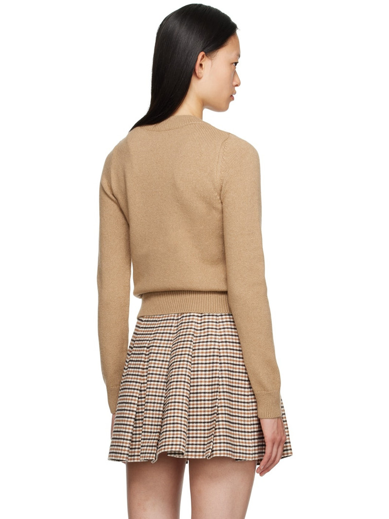 Brown Embroidered Sweater 3