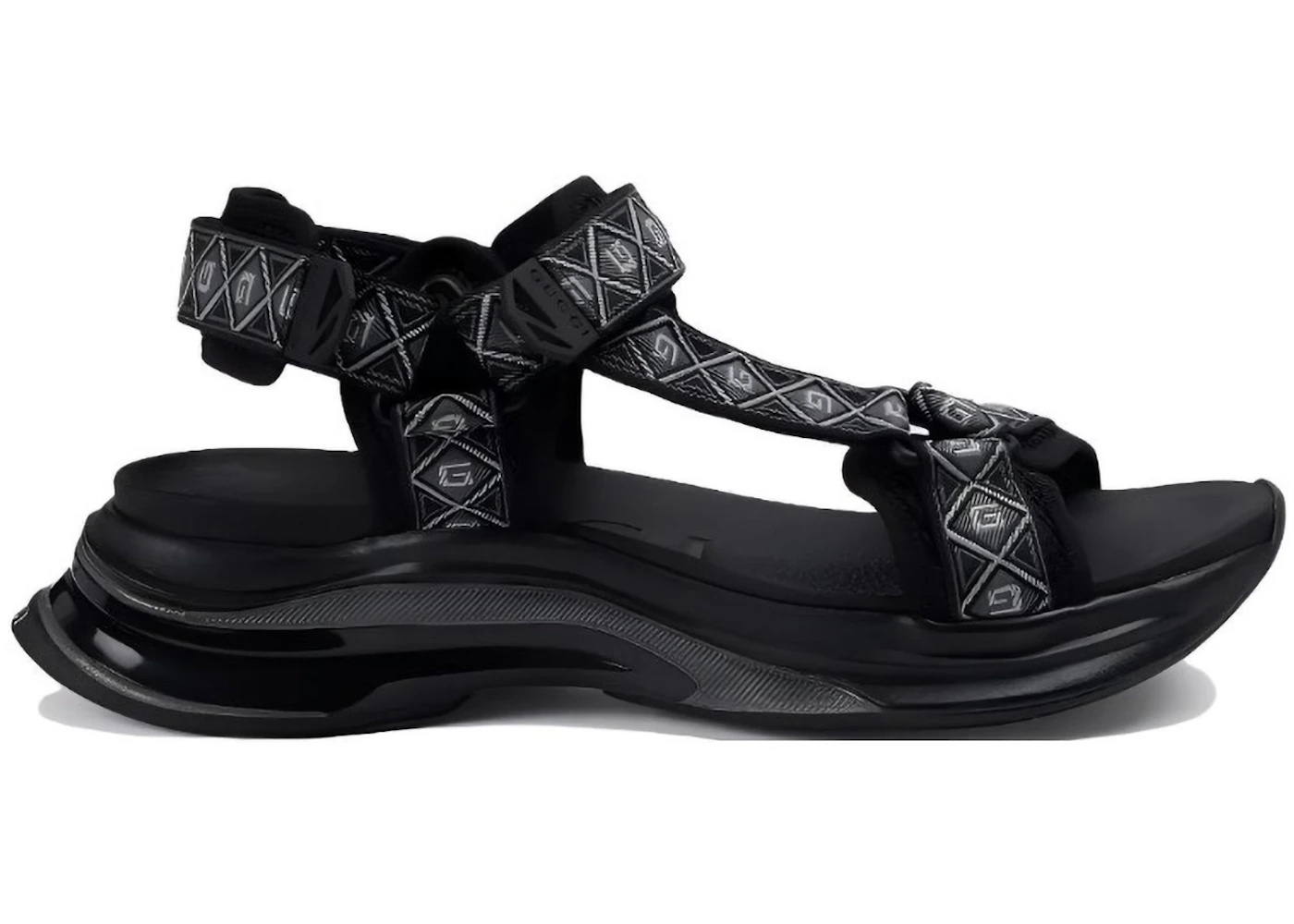 Gucci Run Sandal Black - 1