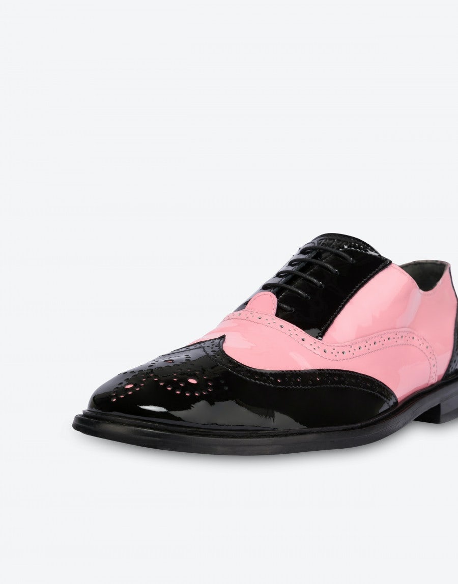 MOSCHINO BROGUE OXFORD SHOES - 4
