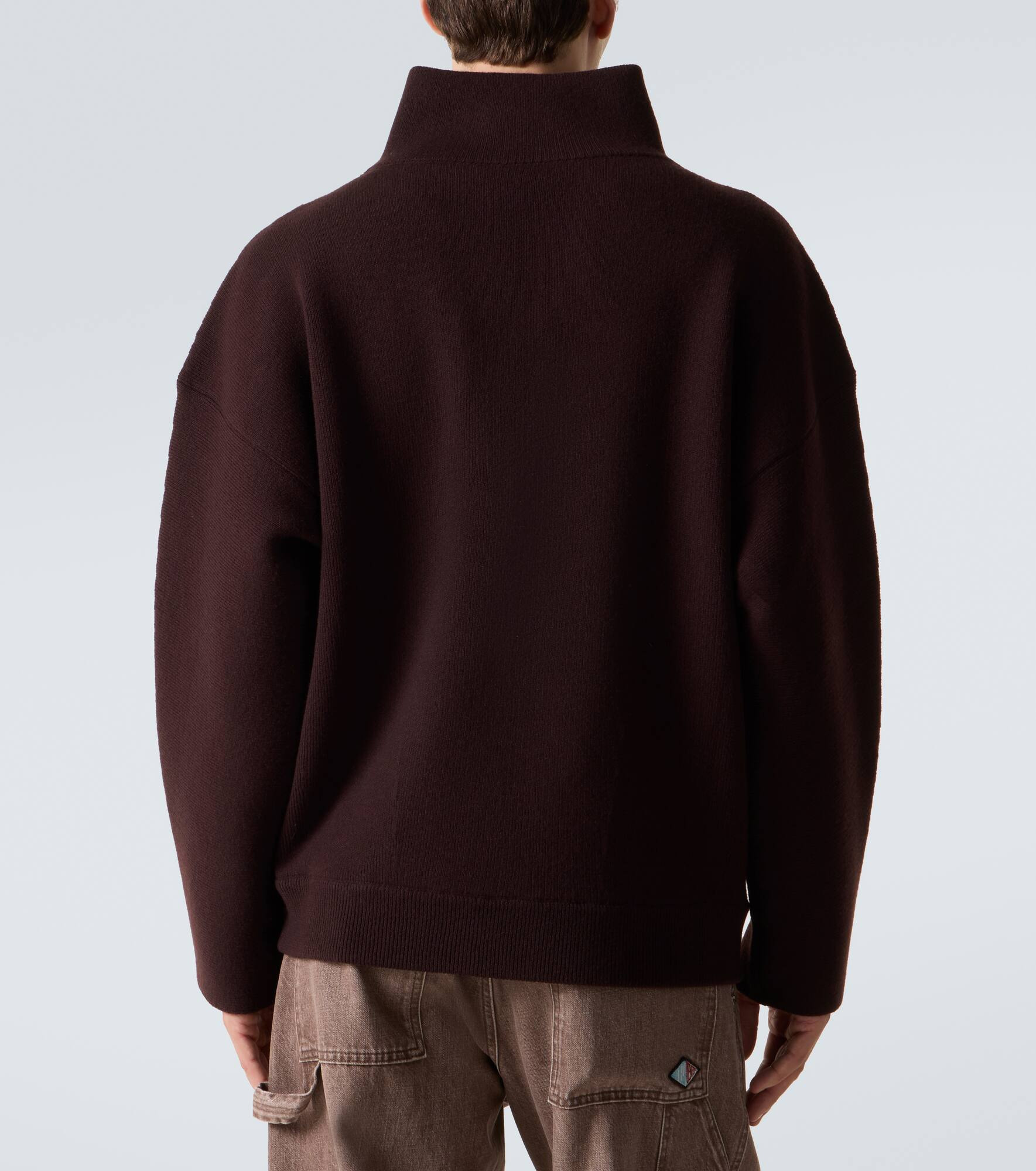 Ribbed-knit wool sweater - 4