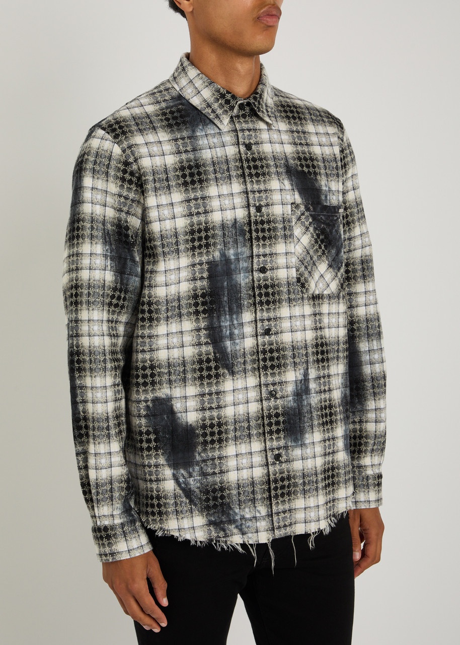 Amiri MA Quad Bleached Flannel Shirt - 2