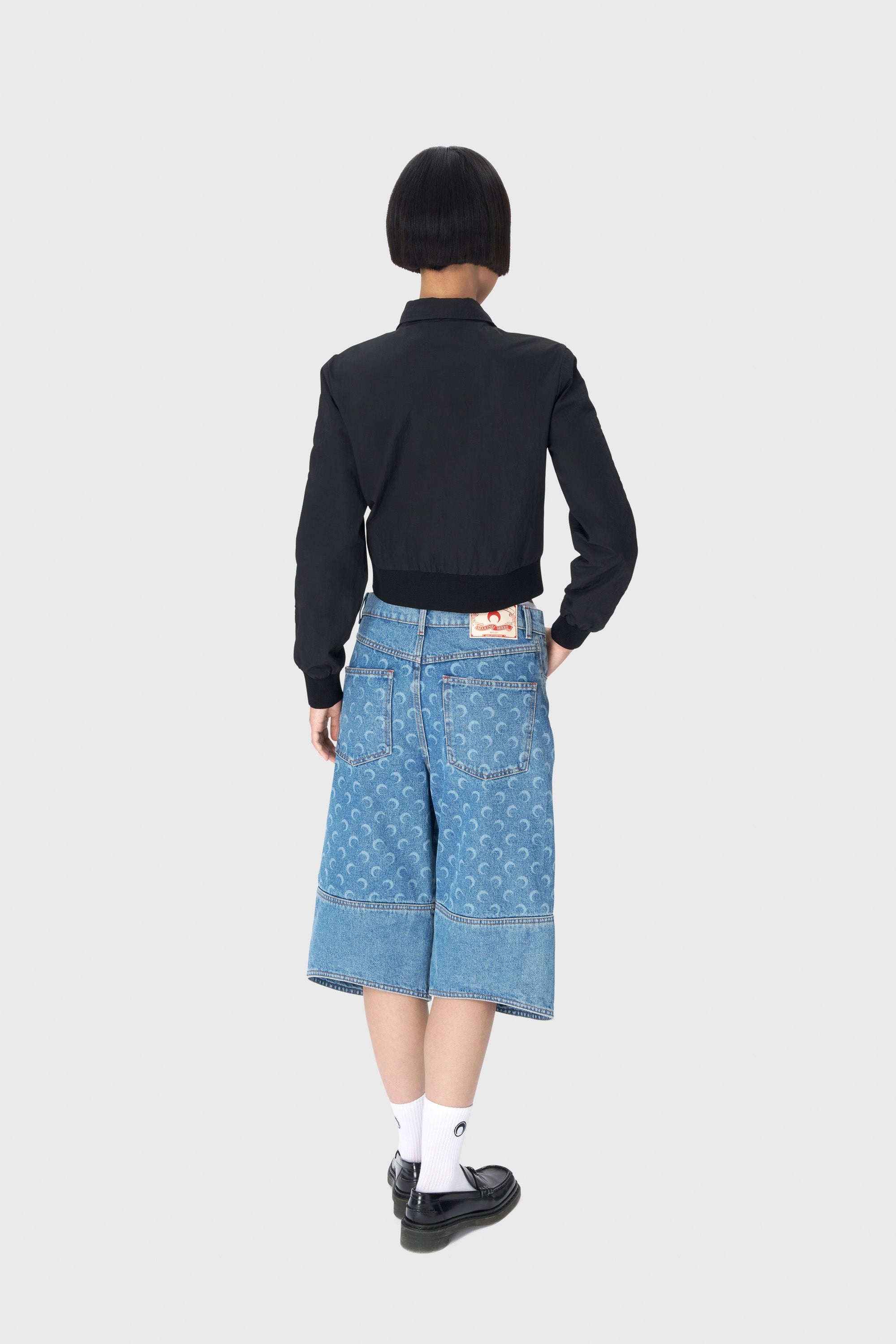 Moon Laser Denim Bermudas - 5