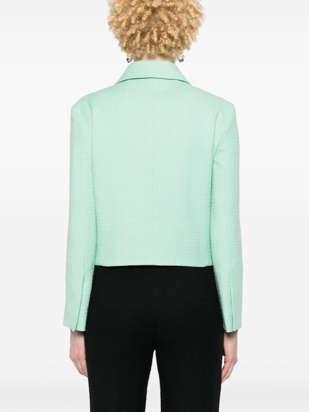 cropped tweed jacket - 4