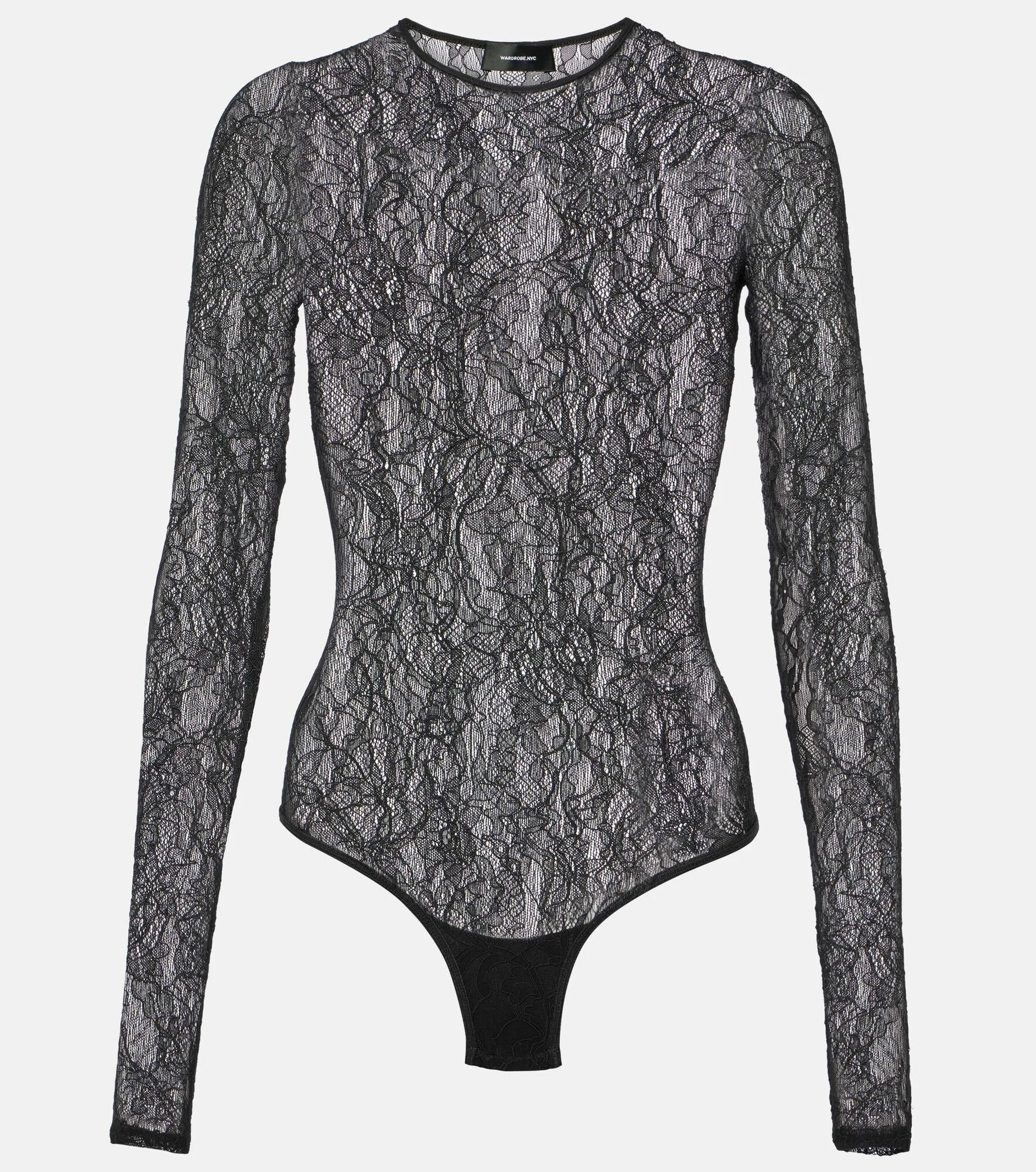 Floral lace bodysuit - 1