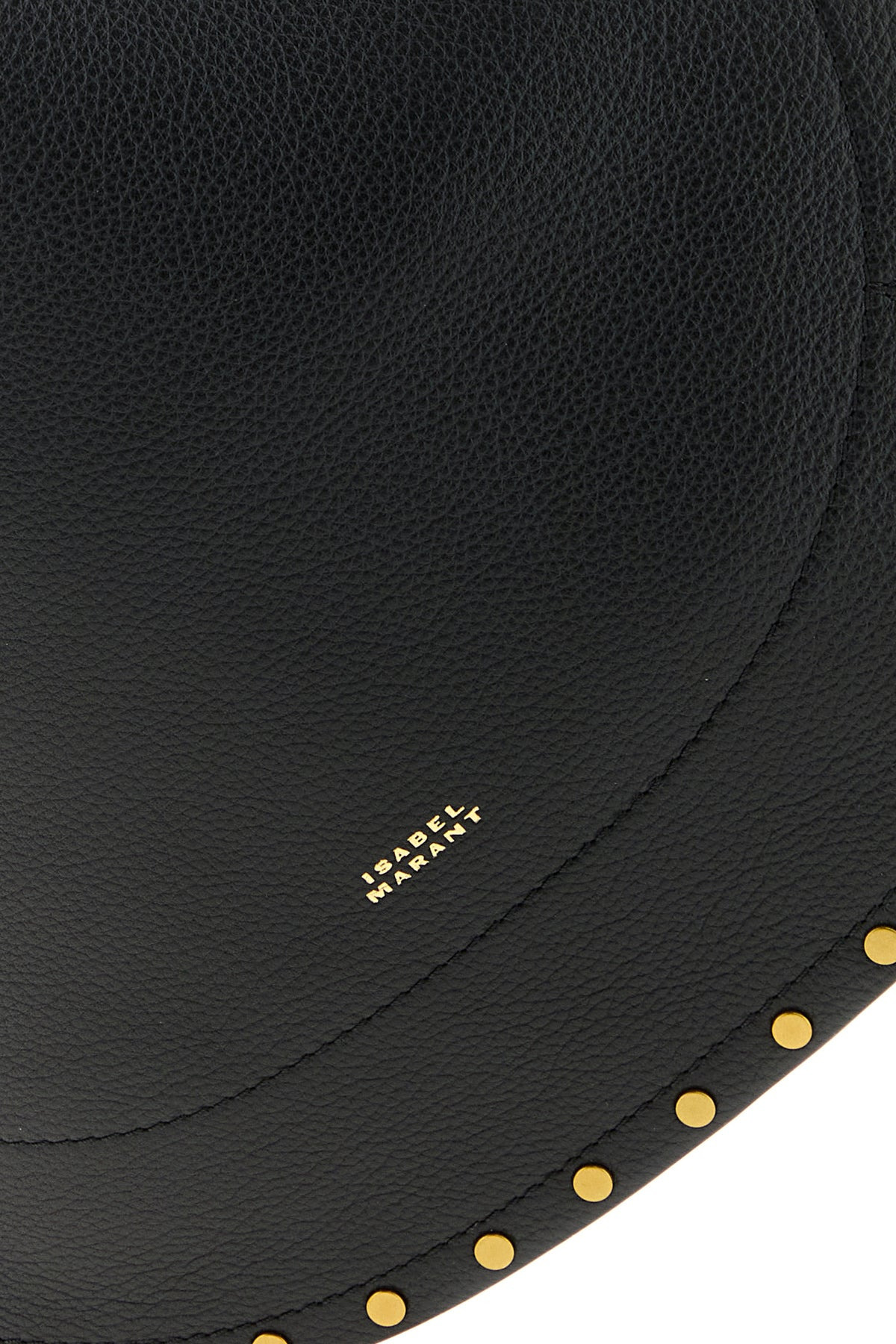 Black leather Oskan shopping bag - 4