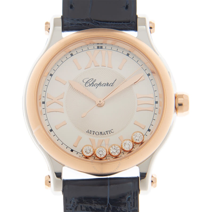 Chopard Happy Sport Automatic Silver Dial Ladies Watch 278608-6001 - 1