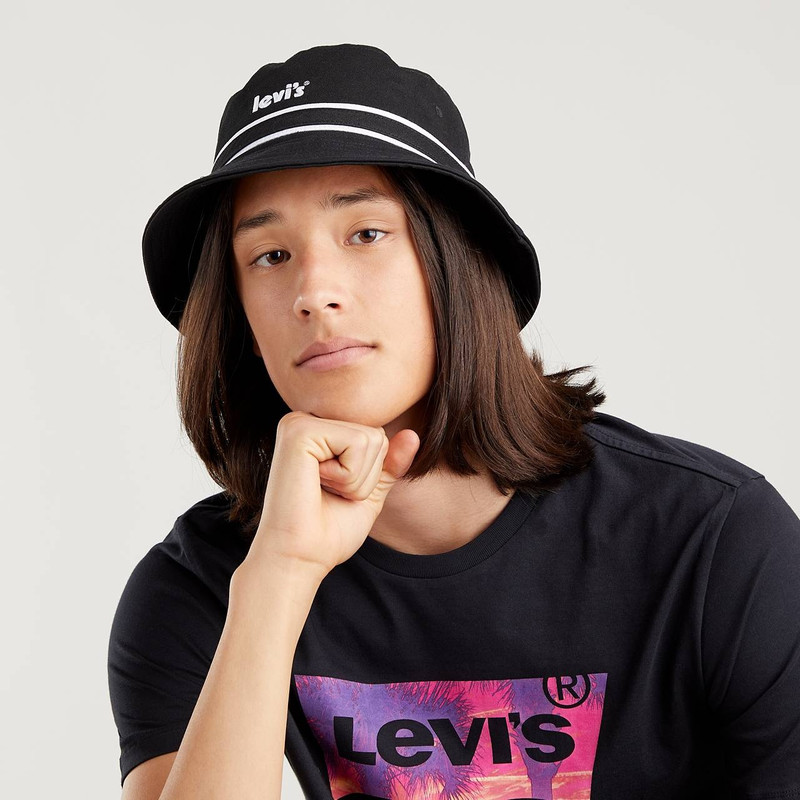 POSTER LOGO BUCKET HAT 1