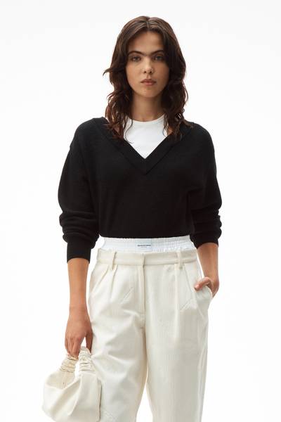 Alexander Wang CLASSIC BI-LAYER SWEATER outlook