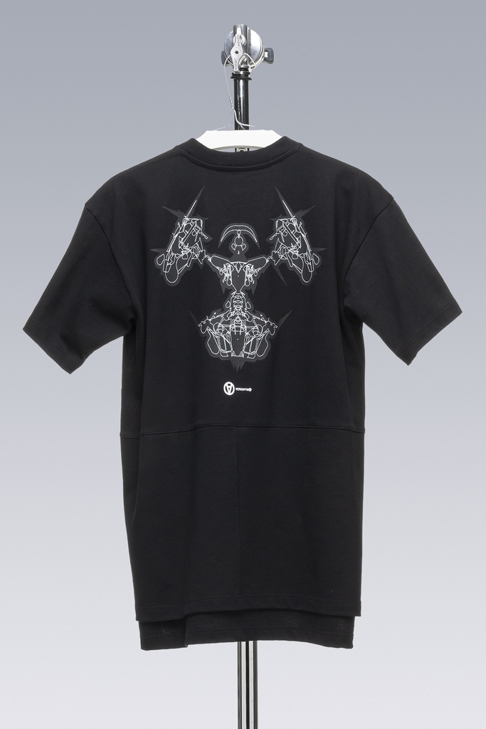S28-PR-B 100% Organic Cotton Short Sleeve T-shirt Black - 2