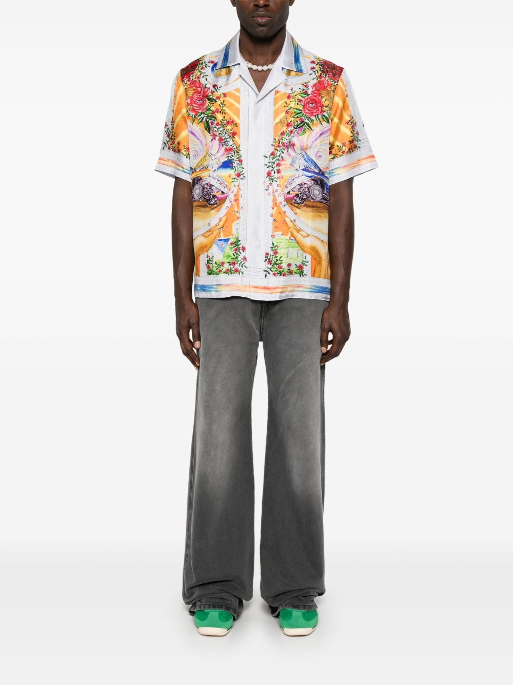graphic-print shirt - 2