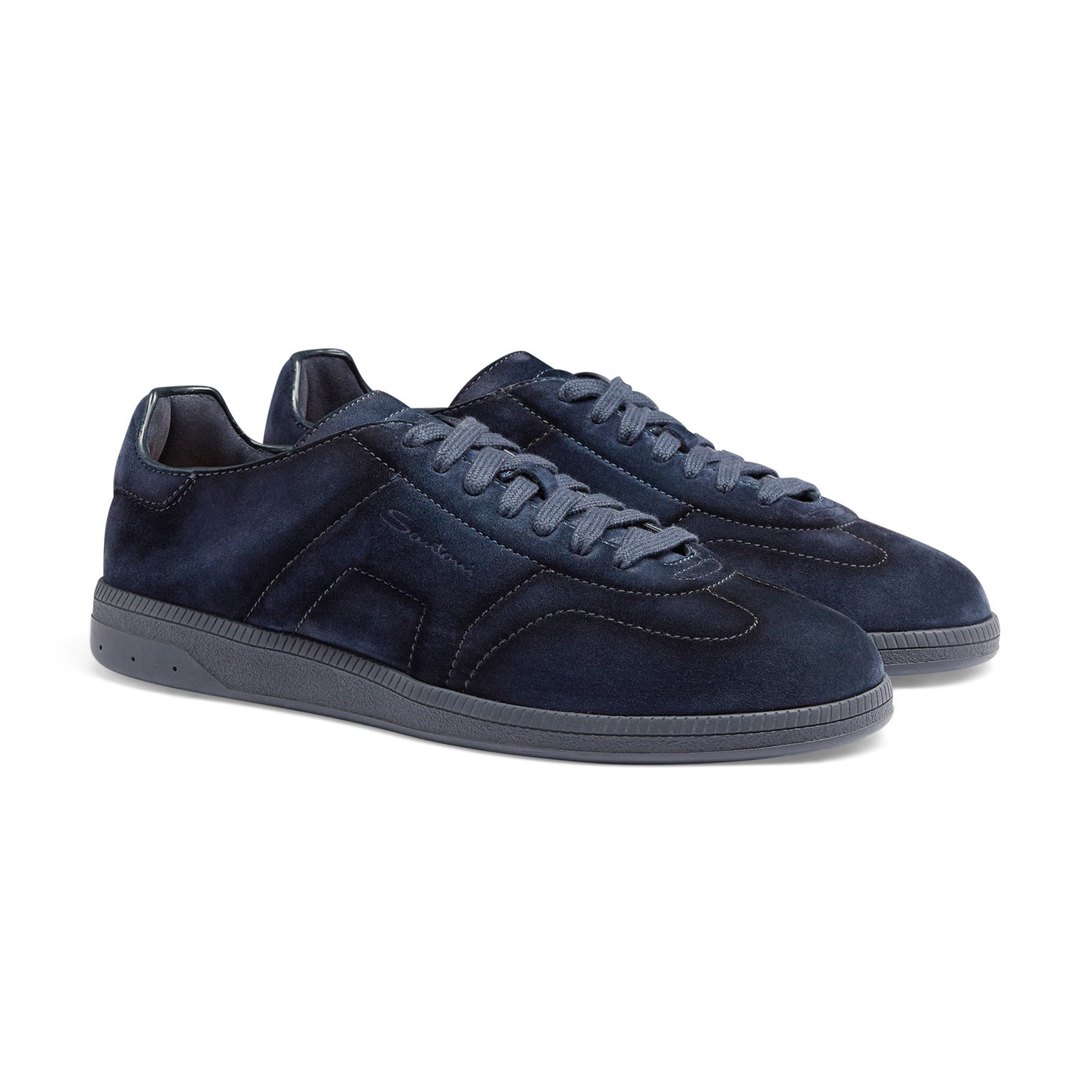 Men's blue suede DBS Oly sneaker - 3