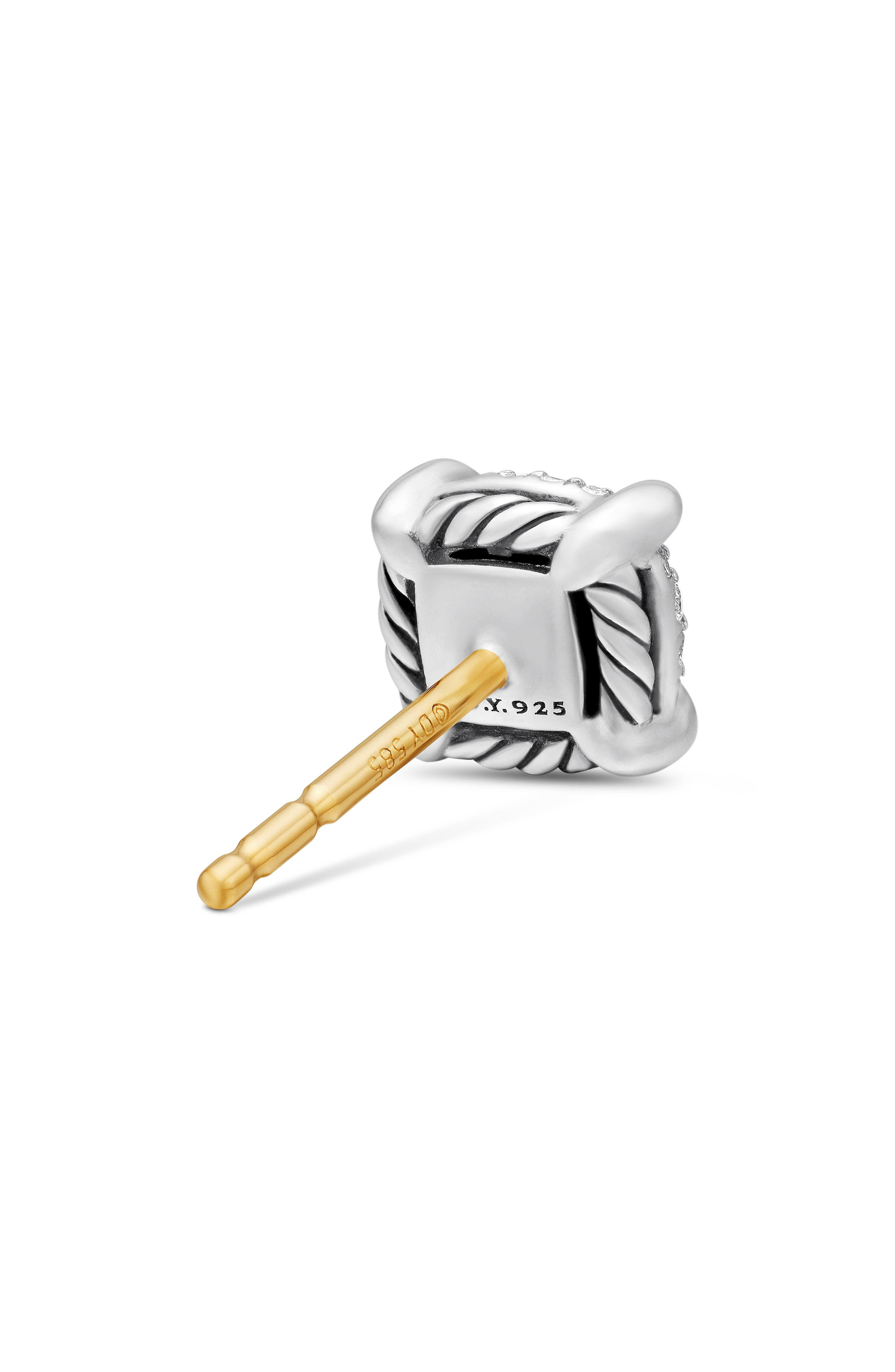 David Yurman Petite Chatelaine® Pavé Diamond Stud Earrings at Nordstrom - 7