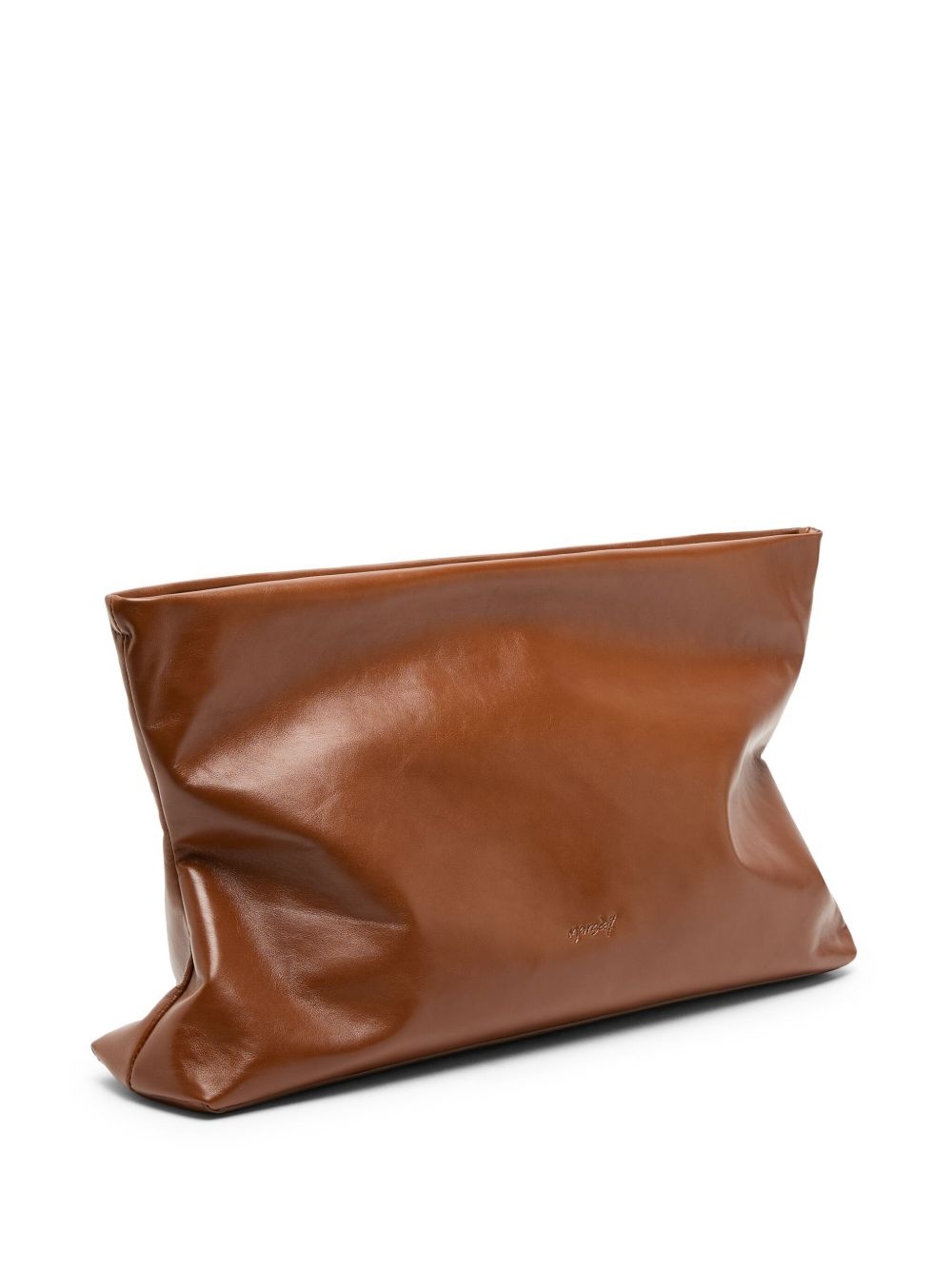 gathered clutch bag - 3