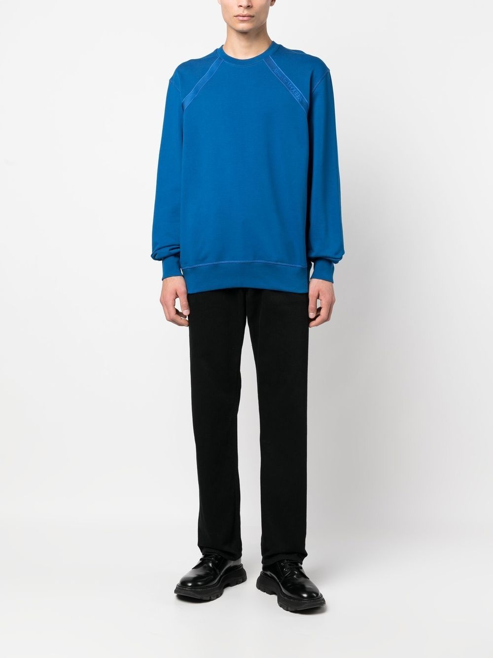 cotton crew neck sweatshirt - 2