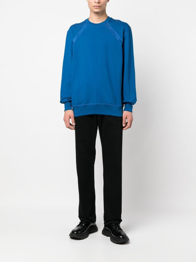 Alexander McQueen cotton crew neck sweatshirt outlook