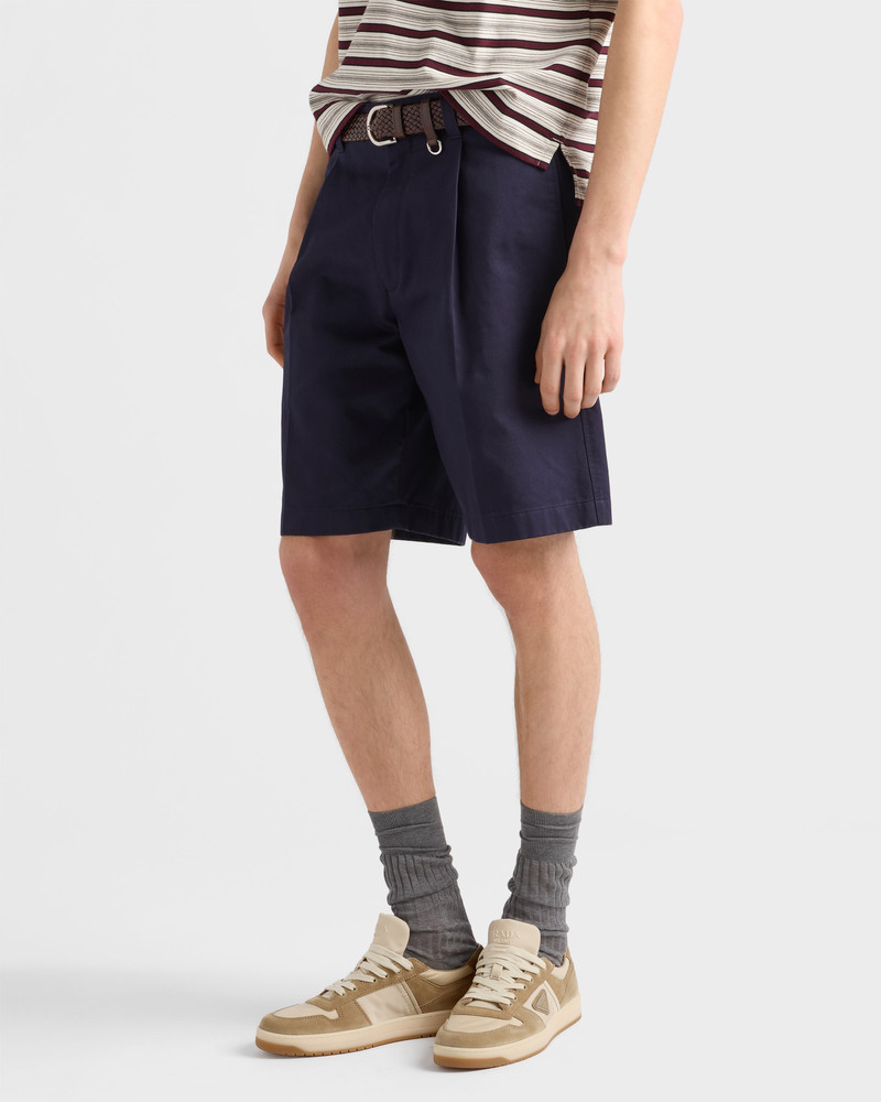 Prada Downtown Re-Nylon and suede sneakers outlook