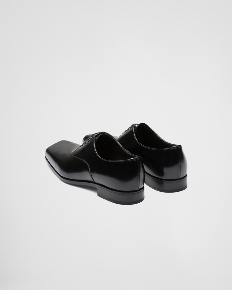 Brushed leather lace-up shoes 5