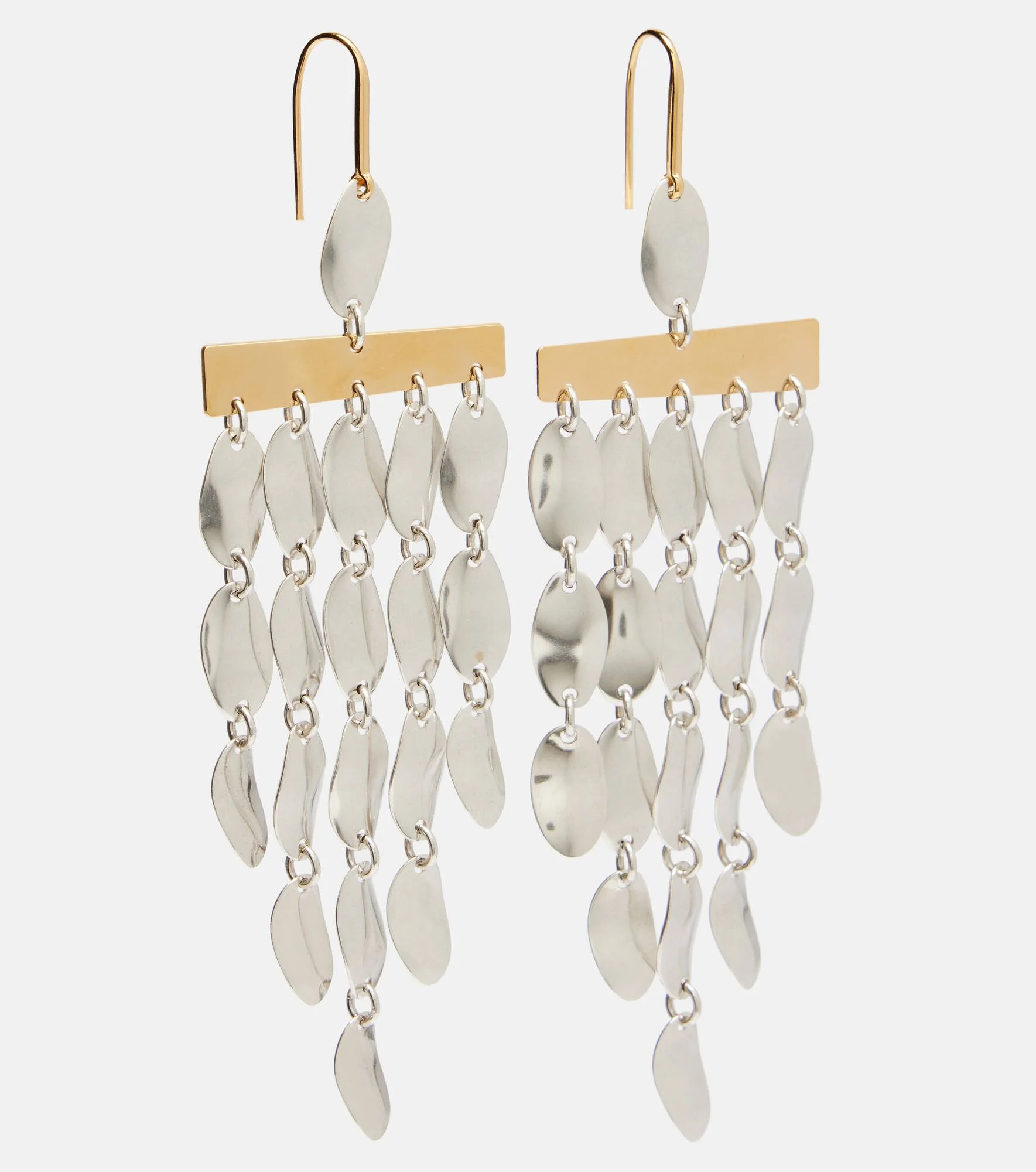 Embellished drop earrings - 1