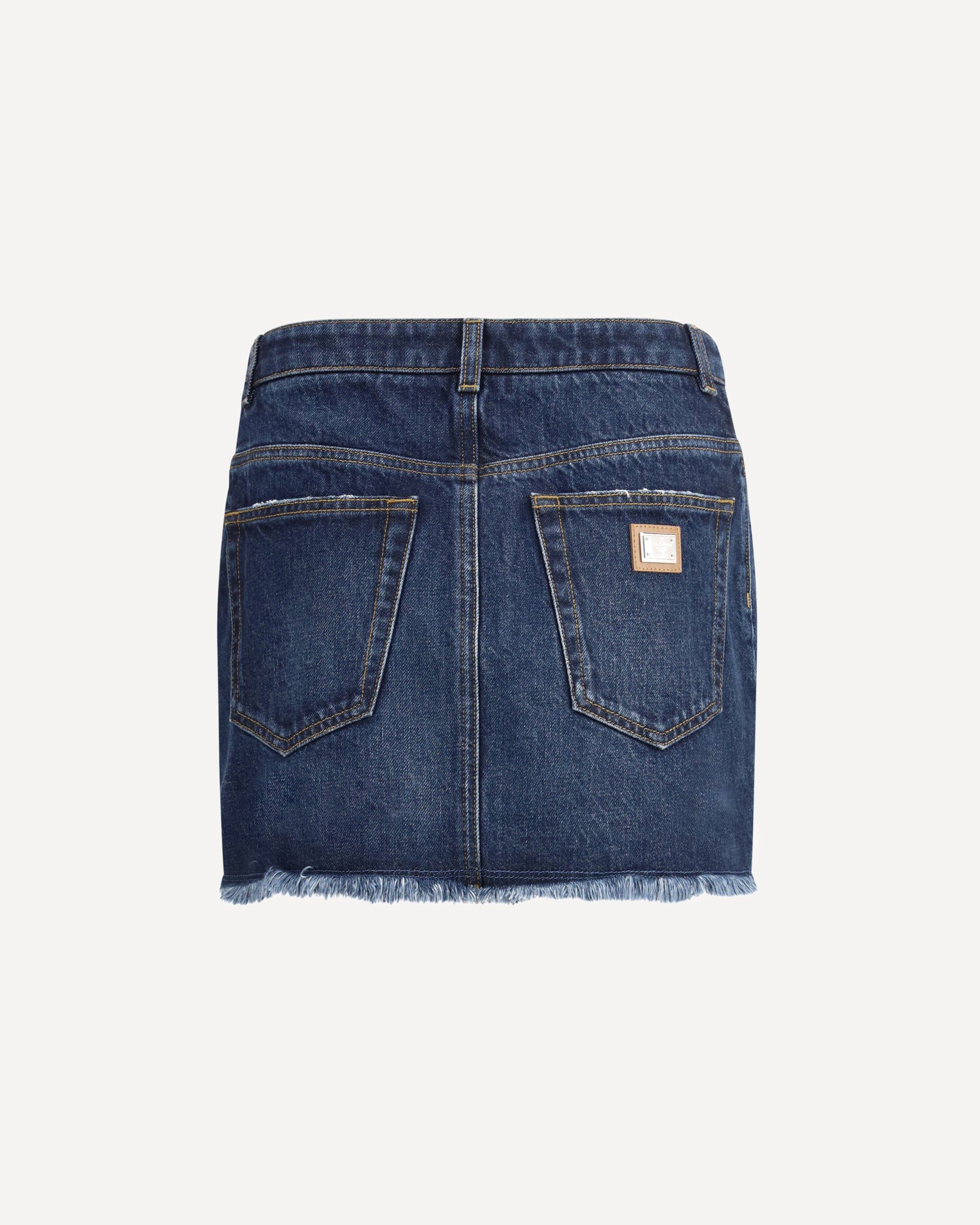 Denim Miniskirt - 2