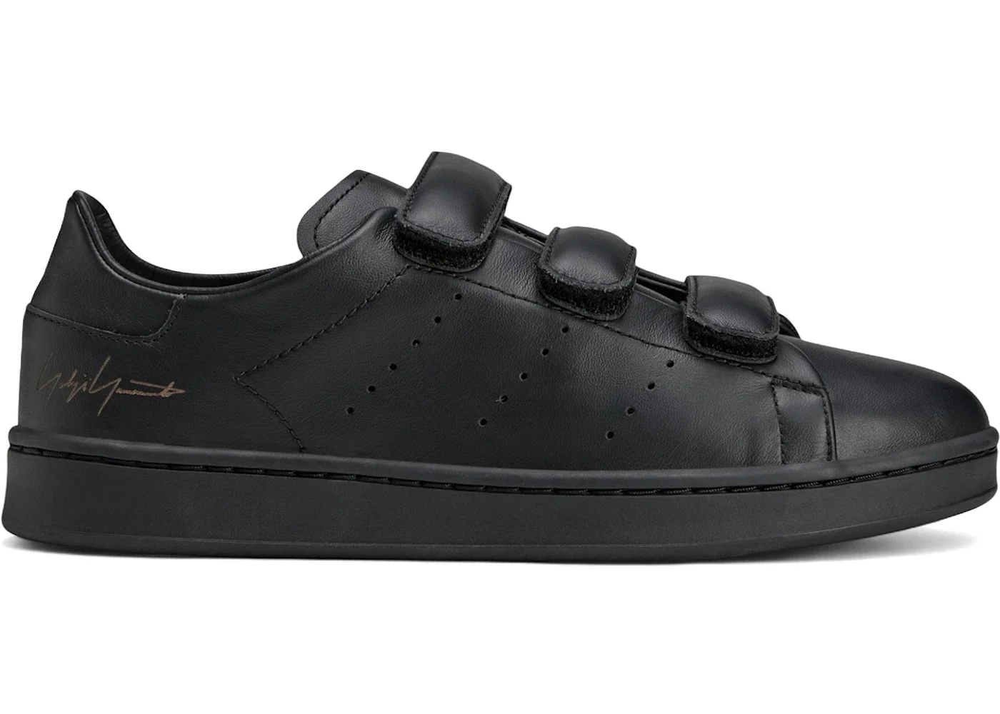 adidas Y-3 Stan Smith Hook and Loop Black - 1